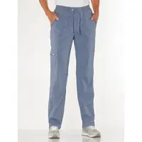 Casual Looks Schlupfhose , Damen, Gr. 46, Normalgrößen, blau (taubenblau), 98% Baumwolle, 2% Elasthan, unifarben, Hosen Schlupfhose