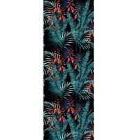 Queence Vinyltapete "Lieselotte" Motiv bedruckt botanisch floral gemustert natürlich glatt 90x250cm, selbstklebend, kinderleichte Anbringung, Sticker