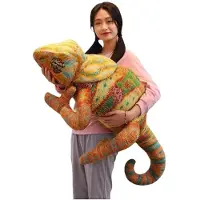 Merkloos Plüsch-Chamäleon-Kuscheltier von 75 cm