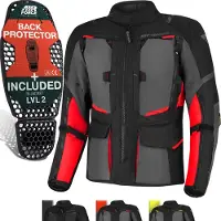 Merkloos Adventure Motorradjacke mit Heizschicht und CE-Schutz