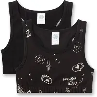 Sanetta - Girl's DP Bustier - Top Gr 152 schwarz