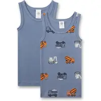 Sanetta - Kid's Cotton DP Top - Top Gr 104 grau