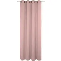 Adam Audio Vorhang ADAM "Uni Collection", rosa, B:142cm H:185cm, Baumwolle (Bio-Baumwolle), Gardinen, Vorhang, Blickdichter aus 100% Bio-Baumwolle