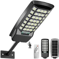 StarTech.com Solarleuchte - LED-Außenstrahler - Bewegungssensor - Fernbedienung - IP65-wasserdicht - Abdeckung 300 m² - Akku inklusive