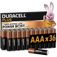 Duracell Plus AAA Alkaline-Batterien (36 Stück) 1.5V, LR03