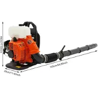 StarTech.com Rückentragbarer Laubbläser - Modell X50 - 2-Takt-Benzinmotor - 41,5 cm³ - 2,135 kW - 508,5 CFM Luftstrom - 2,3-l-Kraftstofftank - 25:1 Öl-Benzin-Gemisch