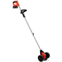 StarTech.com Elektrischer Rasentrimmer - Akkubetrieben - 21 V - 800 W - Bürstenloser Motor - 18.000 U/min - 2 Räder - Rot