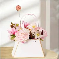 Markenlos Florale Kartenhalter aus Stahl für Tischkarten und Partydekoration, 30 Stück
