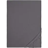 Matratzen Discount Spannbettlaken Winterflausch anthrazit 140 x 190 - 160 x 200 cm