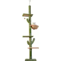 StarTech.com Katzenbaum - Kletterturm für Katzen - Einstufig - Holz - Kratzsäule - Für den Innenbereich