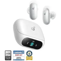 Anker Liberty 5 Pro | Guinness-Rekord für klare Telefonate, 360° ANC 4.0, Dolby Atmos Wolkenweiss