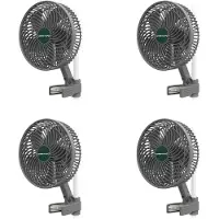 StarTech.com Clip-Ventilator für Grow-Zelt - 4er-Pack - 15,2 cm - Automatische Oszillation - 5 Flügel - 10 Geschwindigkeiten - 12 V