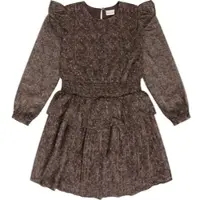 Minymo Dress Dobby plum truffle (2516) 122