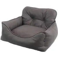 Merkloos Komfortbett für Hunde, Dunkelgrau, L