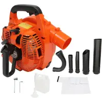 Merkloos Benzin Laubbläser und Vakuum mit 25,4 CC Motor und Sammeltasche