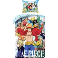 Merkloos Bettwäsche Set One Piece Luffy 140x200 cm