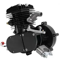 OEM Fahrradmotor, 2-Takt-Einzylinder, effiziente Leistung, schwarz