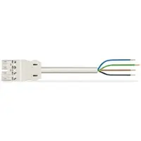 Wago 771-9994/206-402 konfektionierte Anschlussleitung,Eca,Stecker/offenes Ende,weiß 7719994206402
