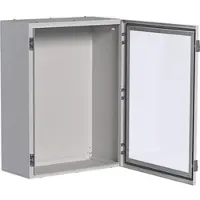 Hager FL174A Orion Schrank, Stahlblech Schutzklasse I, Klarsichttür, 800x600x300mm
