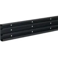 Hager SL200711 Sockelleistenkanalunterteil tehalit.SL 20x70mm, schwarz - 2 Meter
