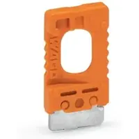Wago 2002-401 Trennstecker für Basisklemmen,zur Verwendung der Basisklemme als Trennklemme,orange 2002401 - 100 Stück