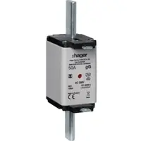 Hager LNH2050MK NH-Sicherungseinsatz NH2C gG 500V 50A Kombimelder spannungsfreie Grifflasche