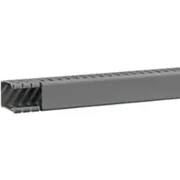 Hager BA64002507030O Verdrahtungskanal ohne Bodenstanzung aus PVC BA6 40x25mm steingrau - 2 Meter