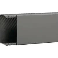 Hager BA66010007030O Verdrahtungskanal ohne Bodenstanzung aus PVC BA6 60x100mm steingrau - 2 Meter