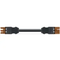 Wago 771-9373/016-505 konfektionierte Verbindungsleitung,Dca,Buchse Stecker,braun 7719373016505