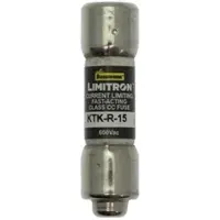 Eaton KTK-R-15 Sicherungseinsatz, Niederspannung, 15 A, AC 600 V, 200 kA, 10 x 38 mm, CC, UL, verwechlungssicher, superflink CLASS CC FLINKE - 10 Stück