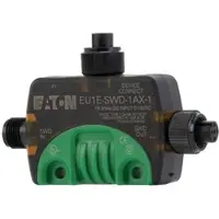 Eaton 174717 SWD T-Connector Analogmodul IP69K, ein analoger Eingang 0 - 10 V mit Versorgung, eine E/A-Buchse M12 EU1E-SWD-1AX-1