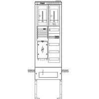 Hager ZAS205EN2 ZAS, universZ, 205, 1ZP, 1SG, 3HZ, 5P, 1Vt4r
