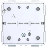 Hager WAC2010 Wandsender Matter mit Batterie, 1fach, Aufputz, A.x/C.x