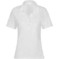 Trigema Poloshirt aus Baumwolle mit Kristallsteinen