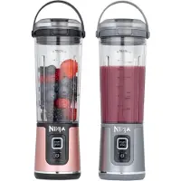 Ninja Blast Kabelloser Mini-Mixer, 530 ml, 2er-Pack, Auslaufsicherer Trinkdeckel