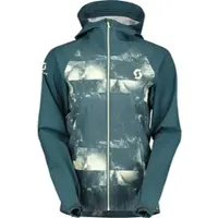 SCOTT Jacket W's Trail Storm WP aruba green/pale yellow (7337) S