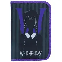 Diakakis Wednesday Doppelklappen-Federtasche mit Zubehör