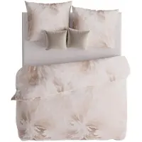 MARKIZETA HOME Bettwäsche, Satin-Bettwäsche, Hohe Qualität 200x220 Solena Beige Abstraktion