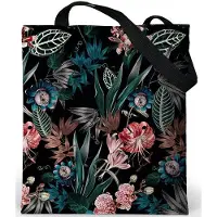 Unyqoos Ibenzoa Tote Bag für Damen – Samt-Außenseite, Oxford-Futter, wasserabweisend, Innenfach mit Reißverschluss, 37 x 42 cm, maschinenwaschbar bis 30°C, Europe