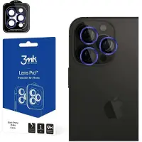 3MK Lens Protection Pro iPhone 15 Pro Max 6.7" niebieski/royal blue Ochrona na obiektyw aparatu z ra