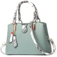 Merkloos Elegante Handtasche aus Kunstleder mit abnehmbarem Schulterriemen