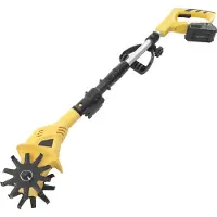 StarTech.com Handgeführter Akku-Gartenkultivator, elektrische Bodenfräse mit Teleskopstiel, leicht und tragbar, professionell