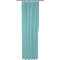 Wirth Vorhang "Trondheim B", blau (türkis), B:132cm H:285cm, Polyacryl, Gardinen, Vorhang, nach Maß