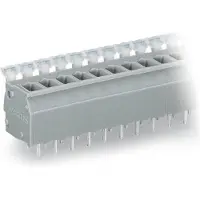 Wago 255-406/000-009/999-950 Leiterplattenklemme,Drücker,2,5 mm2,lichtgrau 255406000009999950 - 35 Stück