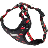 Amiplay Verstellbares Hunde Brustgeschirr Discovery BEHAPPY, Cherry S