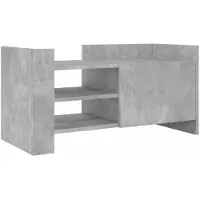 vidaXL TV-Schrank Betongrau 80x35x40 cm Holzwerkstoff