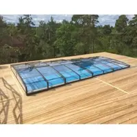 Novacomet Poolüberdachung e-line horizon high