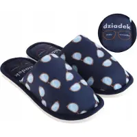 Moraj Warme Herren-Hausschuhe, lustige Flip-Flops, Geschenk zum Großvatertag, , 42-43