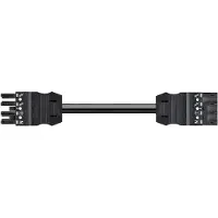 Wago 771-9994/006-401 konfektionierte Verbindungsleitung,Eca,Buchse Stecker,schwarz 7719994006401