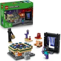LEGO Minecraft 21584: Reise durch die Portale von Nether und Ender – Spielzeug für Kinder ab 7 Jahren